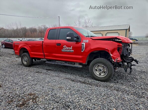 1FT8X3B63NEF21225 2022 FORD F350 Red Przód prawy