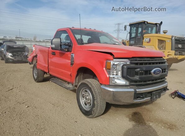 1FTBF2B67NEF37611 2022 FORD F250 Red Front right
