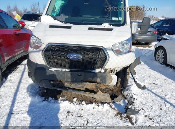 1FTBW2X88MKA89812 2021 FORD TRANSIT-350 White Դիմացի տեսք