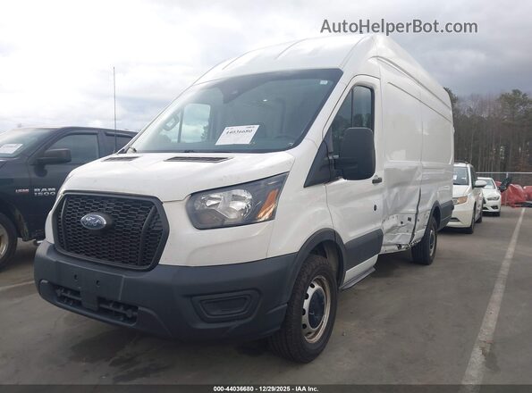 1FTBW3X84NKA41750 2022 FORD TRANSIT-350 White Vista tres cuartos delantera izquierda