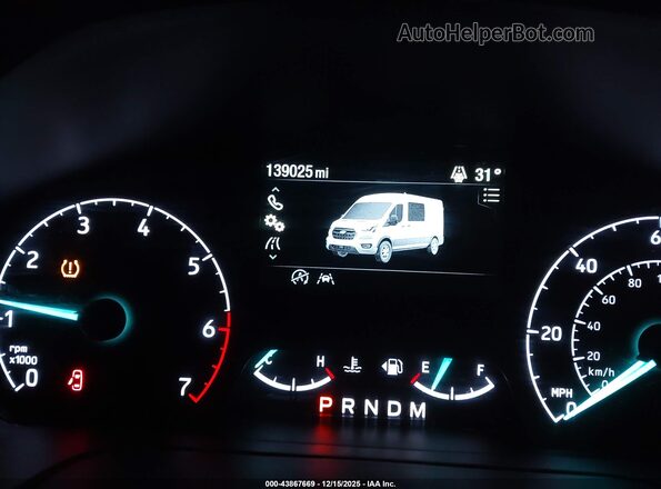 1FTBW3XG2LKB14814 2020 FORD TRANSIT-350 White 