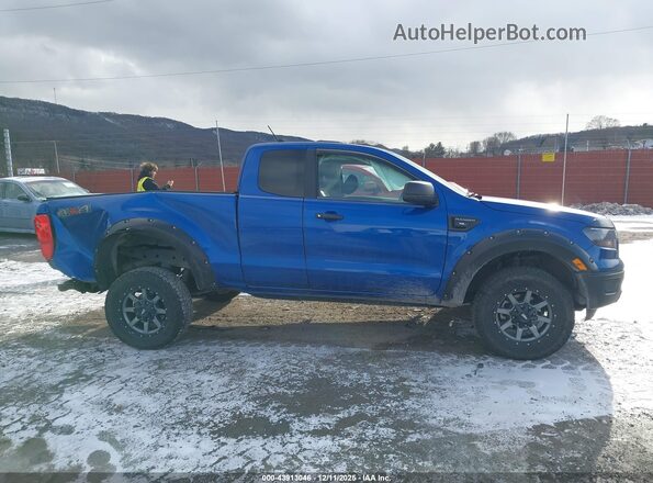 1FTER1FH1LLA76117 2020 FORD RANG Blue უკანა სალონის ხედი