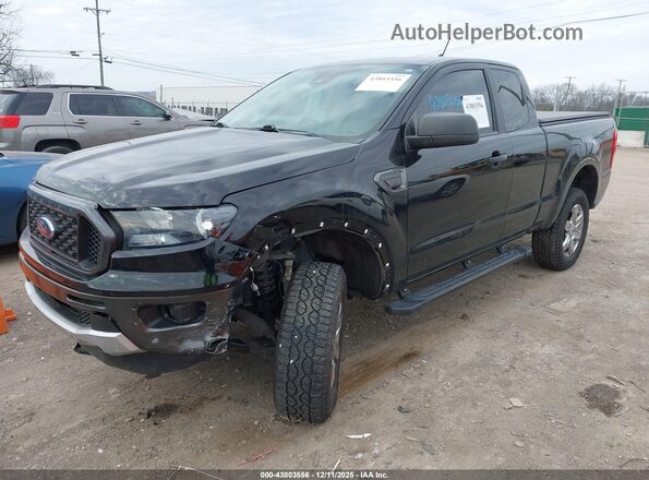 1FTER1FH8KLB05417 2019 FORD RANG Black Передня ліва чверть
