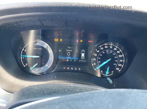 1FTER4EH6PLE13602 2023 FORD RANG Gray Вид щитка приладів