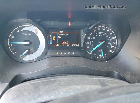 1FTER4EH9PLE19846 2023 FORD RANG Silver Instrument cluster view