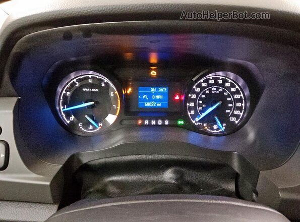 1FTER4FH1LLA07929 2020 FORD RANG Black Вид щитка приладів