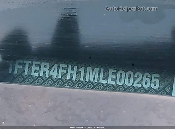 1FTER4FH1MLE00265 2021 FORD RANG Black 
