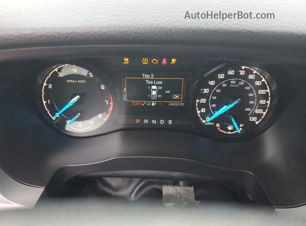 1FTER4FH4PLE16903 2023 FORD RANG White Widok zestawu wskaźników