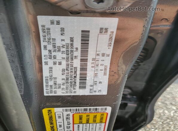 1FTER4FH7MLD96335 2021 FORD RANG Gray 