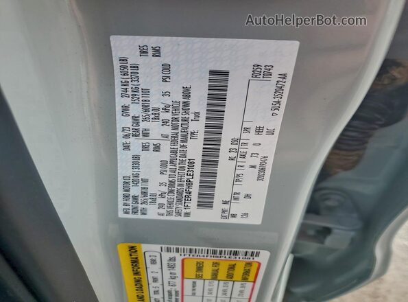 1FTER4FH8PLE31081 2023 FORD RANG Gray Vista del compartimento del motor