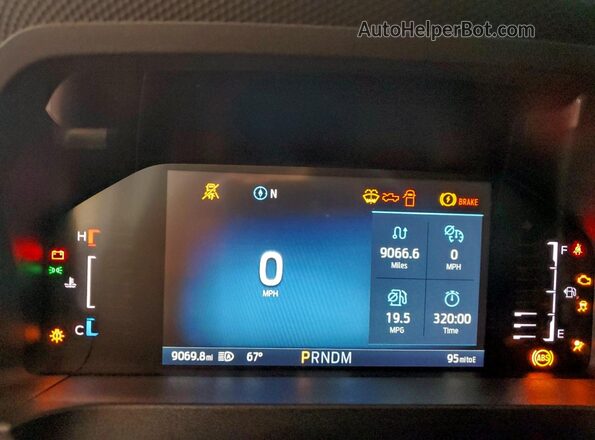 1FTER4GH0RLE69194 2024 FORD RANG White Instrument cluster view