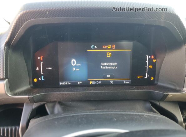 1FTER4GH7RLE54322 2024 FORD RANG Gray Widok zestawu wskaźników