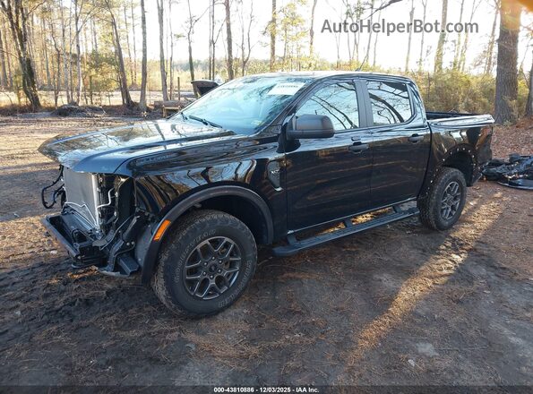 1FTER4HH0RLE65290 2024 FORD RANG Black Առջևի ձախ երեք քառորդ տեսարան