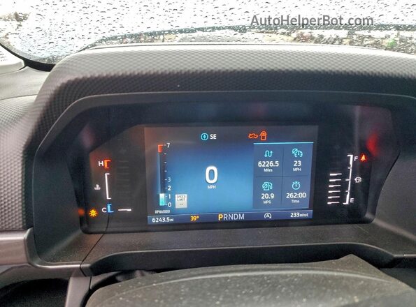 1FTER4HP7SLE05262 2025 FORD RANG Silver Вид щитка приладів