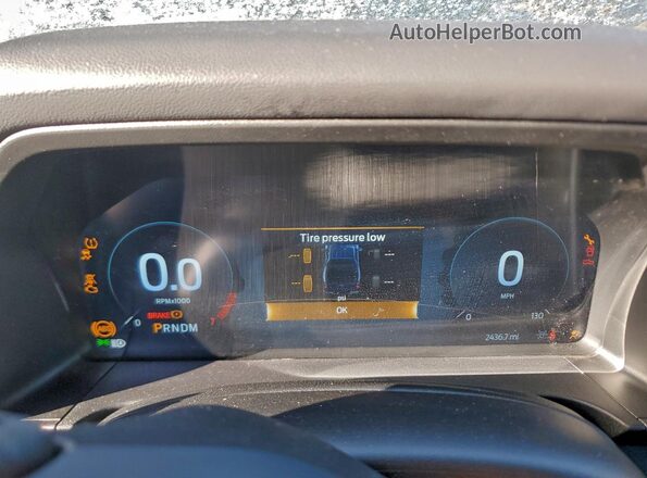 1FTER4KP7SLE02841 2025 FORD RANG Gray Instrument cluster view