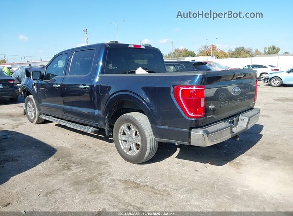 1FTEW1CPXNFA26757 2022 FORD F150 Black Rear left