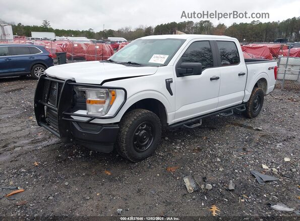1FTEW1EB3NKE19475 2022 FORD F150 White Vista tres cuartos delantera izquierda