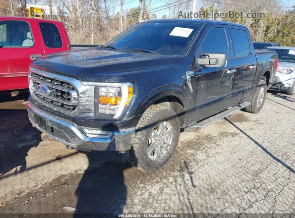 1FTEW1EP0NKD30586 2022 FORD F150 Black Front left