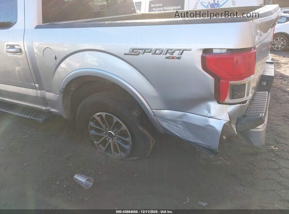 1FTEW1EP2JFE51509 2018 FORD F150 Серебряный Вид спереди