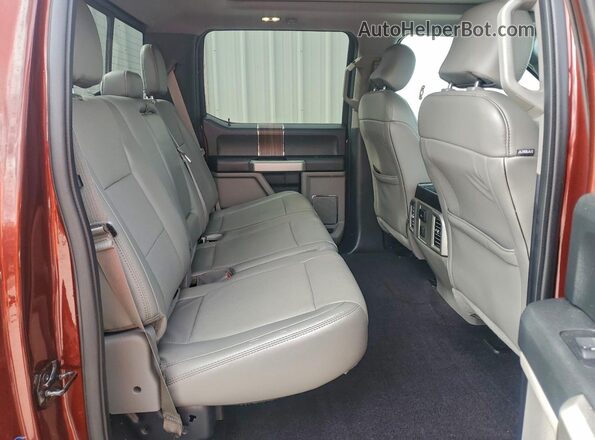 1FTEW1EP4GFC65091 2016 FORD F150 Charcoal Rear seats view