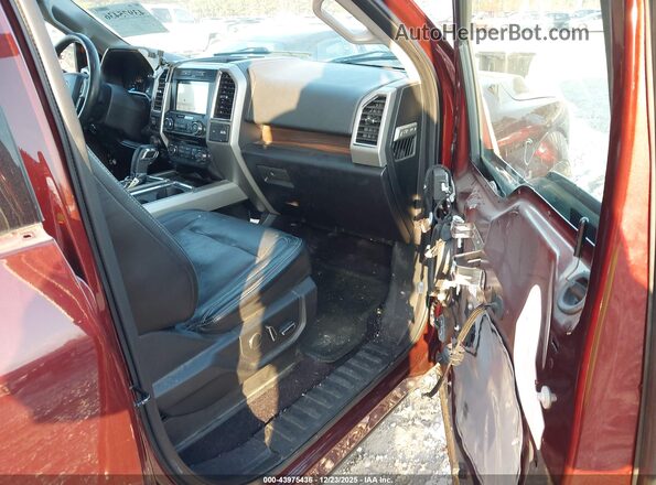 1FTEW1EP6HFA79280 2017 FORD F150 Burgundy Widok wnętrza z przodu