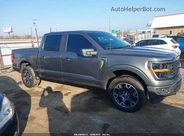 1FTEW2LP5RKF20138 2024 FORD F150 Gray Вид задньої частини салону
