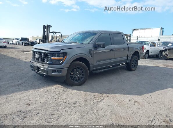 1FTEW2LP9RKF04556 2024 FORD F150 Gray Front left