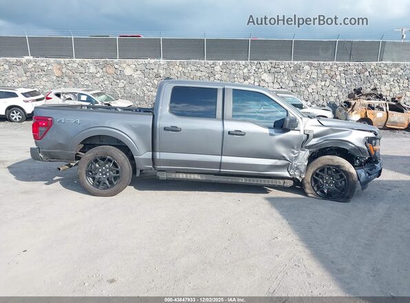 1FTEW2LP9RKF04556 2024 FORD F150 Gray Instrument cluster view