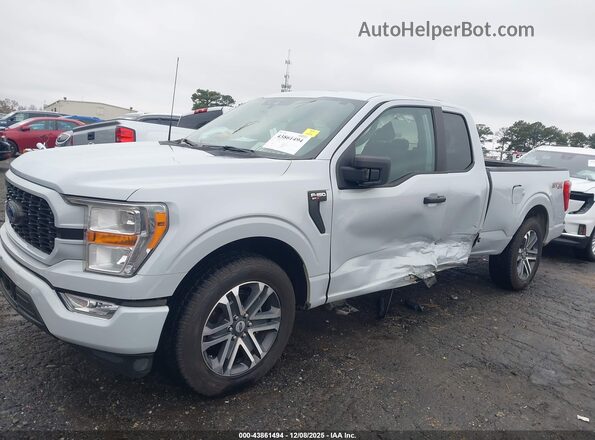 1FTEX1CP2NKD59684 2022 FORD F150 White Передня ліва чверть