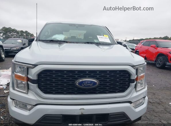 1FTEX1CP2NKD59684 2022 FORD F150 White Вид щитка приладів
