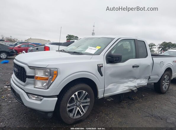 1FTEX1CP2NKD59684 2022 FORD F150 White Вид спереду