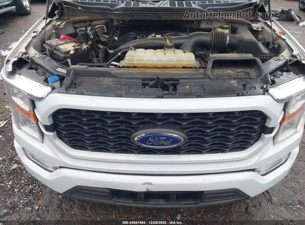 1FTEX1CP2NKD59684 2022 FORD F150 White Вид ззаду
