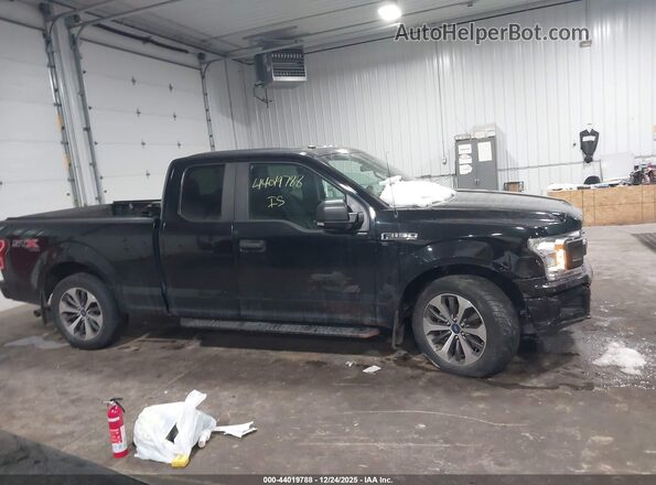 1FTEX1EP0KKC74741 2019 FORD F150 Black Սարքավորումների վահանակի տեսք