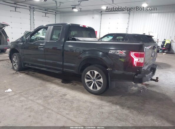 1FTEX1EP0KKC74741 2019 FORD F150 Black Հետևի ձախ