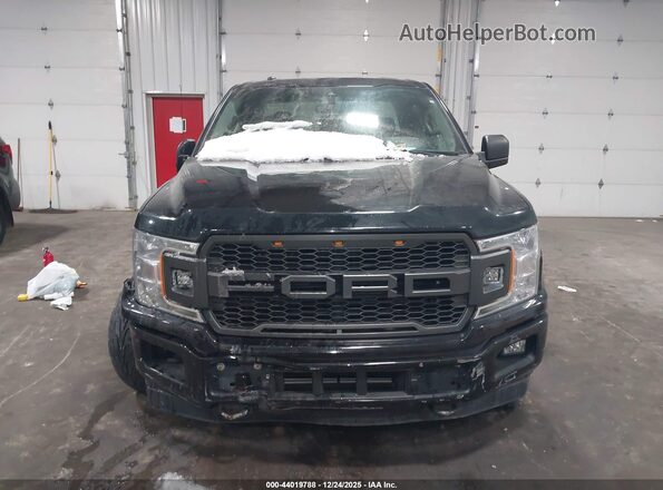 1FTEX1EP0KKC74741 2019 FORD F150 Black Առջևի վահանակի տեսք