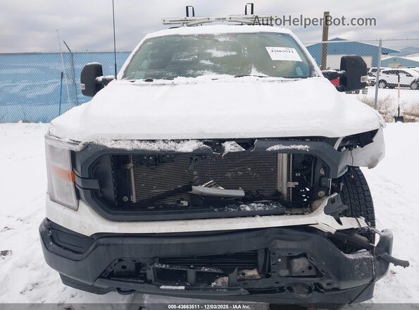 1FTEX1EP9MKE59096 2021 FORD F150 White Вид щитка приладів
