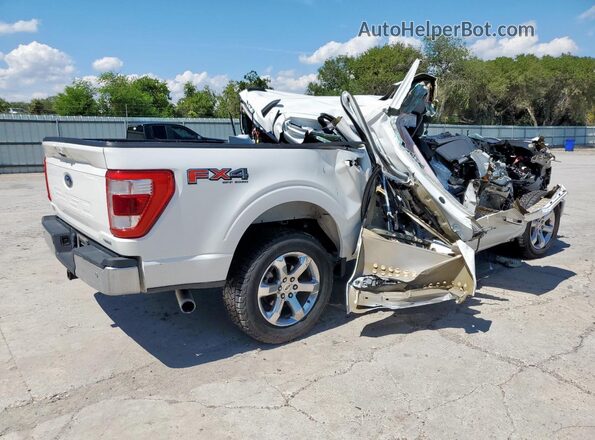 1FTFW1E86NFC10345 2022 FORD F150 White Rear right