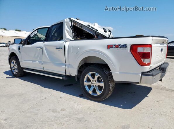 1FTFW1E86NFC10345 2022 FORD F150 White Rear left