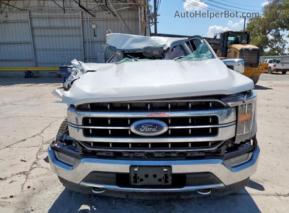 1FTFW1E86NFC10345 2022 FORD F150 White Front view