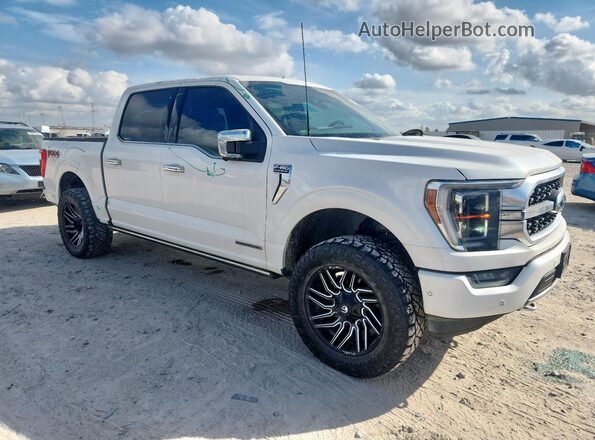 1FTFW1ED6NFB33134 2022 FORD F150 White Przód prawy
