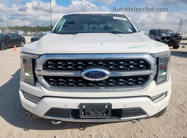 1FTFW1ED6NFB33134 2022 FORD F150 White Widok z przodu