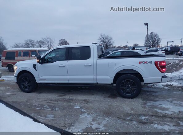 1FTFW1ED6NFB81636 2022 FORD F150 White სალონის 360-გრადუსიანი ხედი