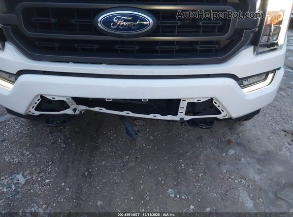 1FTFW1ED6NFB81636 2022 FORD F150 White წინა ხედი