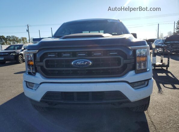 1FTFW1ED7NFB29965 2022 FORD F150 White Widok z przodu