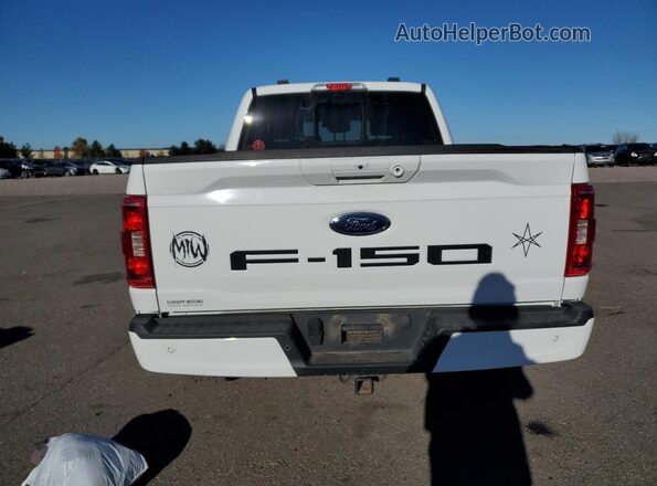 1FTFW1ED7NFB29965 2022 FORD F150 White Widok z tyłu