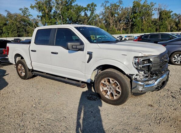 1FTFW1P86NKD26293 2022 FORD F150 Белый Передняя правая четверть