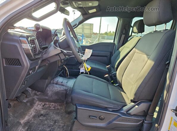 1FTFW1P86NKD26293 2022 FORD F150 Белый Вид салона спереди