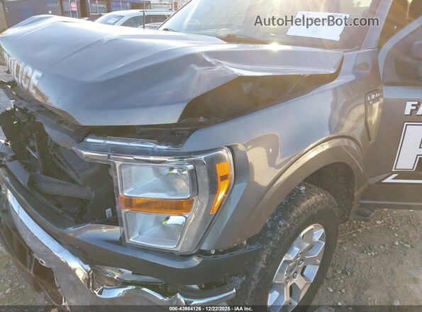 1FTFW1P88NKE97689 2022 FORD F-150 POLICE RESPONDER Gray 