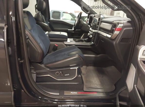 1FTFW1RG7NFA07644 2022 FORD F150 Black Front interior view