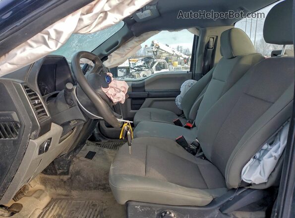 1FTRF3B63NEC95484 2022 FORD F350 Blue Вид салону спереду